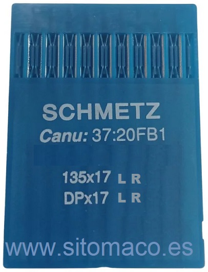 AGUJA SCHMETZ 135 X 17LR DPX17 Nº 120 PUNTA ESPADA ( alfa 1960 )